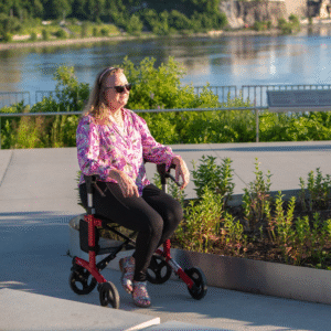 Triumph Escape – Elderly Mobility Walker with Seat and Brakes - Image 14