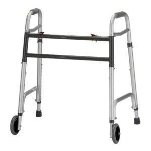 Nova Heavy Duty Folding Walker With 5" Wheels - Image 1