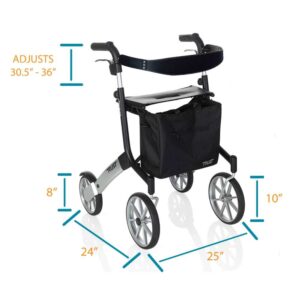Stander Let’s Go Out Rollator - Image 3