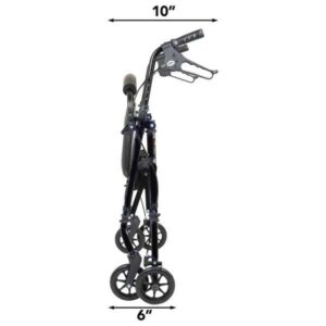 Carex Step 'N Rest Rolling Walker - Image 7