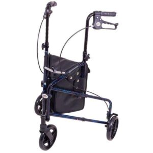 Carex Trio Rolling Walker – Lightweight Mobility Walker 3 Wheels - Image 4