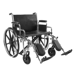 McKesson Bariatric Wheelchair 24 Inch Seat - Image 1