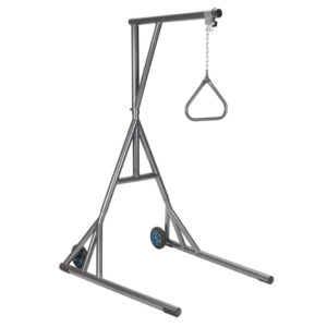 Drive Medical Freestanding Trapeze Silver Vein Finish - Image 1