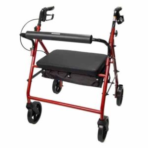 McKesson Bariatric 4 Wheel Rollator - Image 1