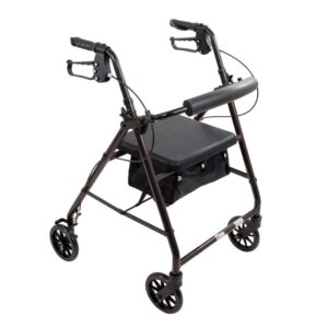 ProBasics Deluxe Aluminum Rollator – Lightweight Walker with Seat - Image 5