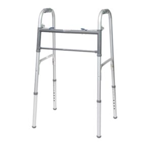 ProBasics Economy Two-Button Folding Steel Walker (Adult) - Image 1