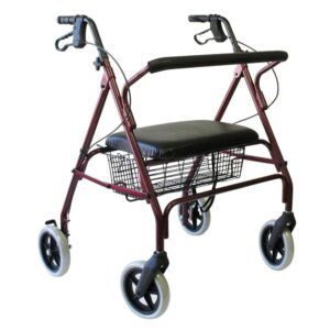 Karman R-4700W Extra Wide Steel Rollator – Heavy Duty Bariatric Rollator