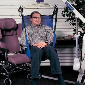 Invacare Full Body Sling with Commode Opening, Mesh - Image 5