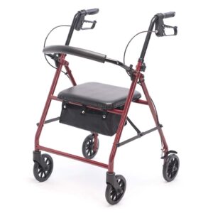 Protekt Steel Rollator – Lightweight Rollator Walker with Seat - Image 1