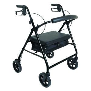 Protekt Bariatric Rollator – Heavy Duty Walker with Seat (500 lb Capacity)