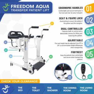 Aqua Patient Lift And Transfer Chair | Enhanced Mobility - Image 4
