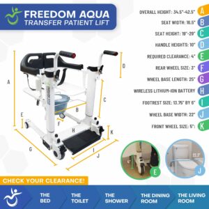 Aqua Patient Lift And Transfer Chair | Enhanced Mobility - Image 6