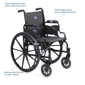 Invacare 9000 SL Light Foldable Wheelchair - Image 3