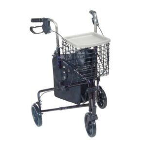 Drive Medical Deluxe Three Wheel Walker – Lightweight Folding Mobility Aid - Image 7