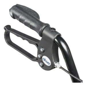 Drive Medical 4 Wheel Rollator Adjustable Height Aluminum Frame - Image 5